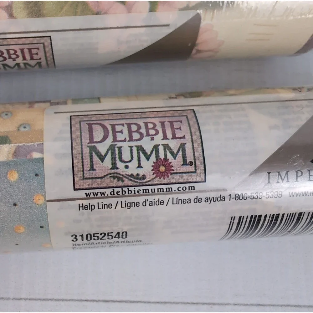 Debbie Mumm Teapots Imperial Wallpaper Border Two Rolls 10 yds Cottagecore